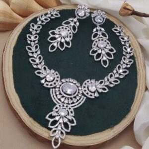 Crystal Petal Royale Necklace Set