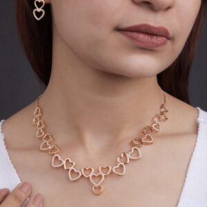 Heartline Romance Necklace Set